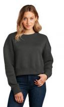 District ® Women's Perfect Weight ® Fleece Cropped Crew